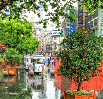 Çin H. C- Şanghay- Nanjing Caddesi