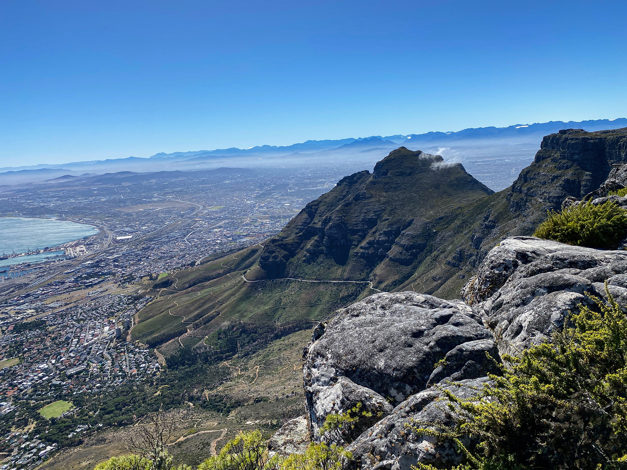 Güney Afrika-Masa Dağı'dan Devil Peak